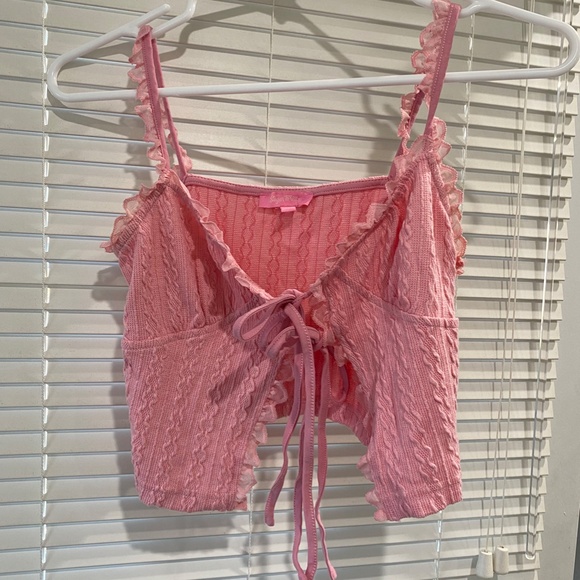 SUGAR THRILLZ Game of Lust Crop Top - Pink - Picture 3 of 3